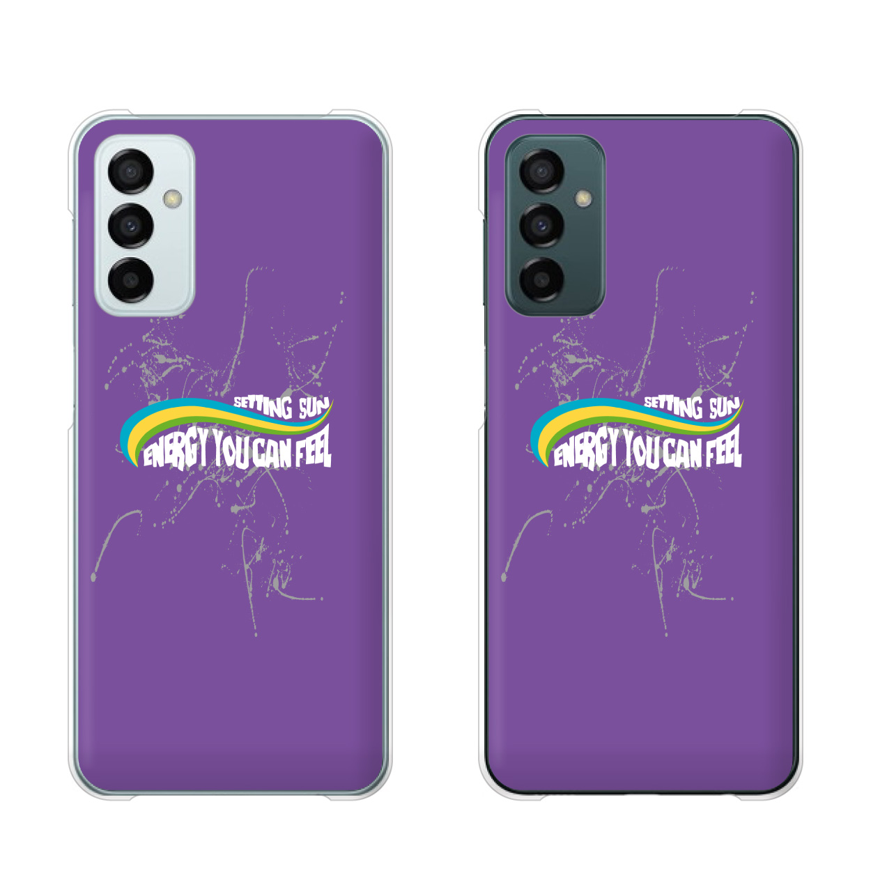 Galaxy M23 5G シムフリー スマホ ケース ハード カバー サーフ4 紫
